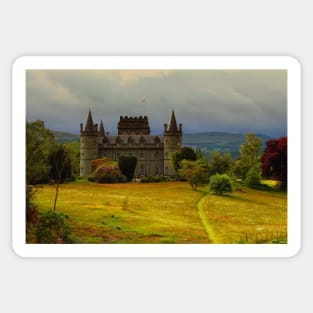 Inveraray Castle at dusk Sticker